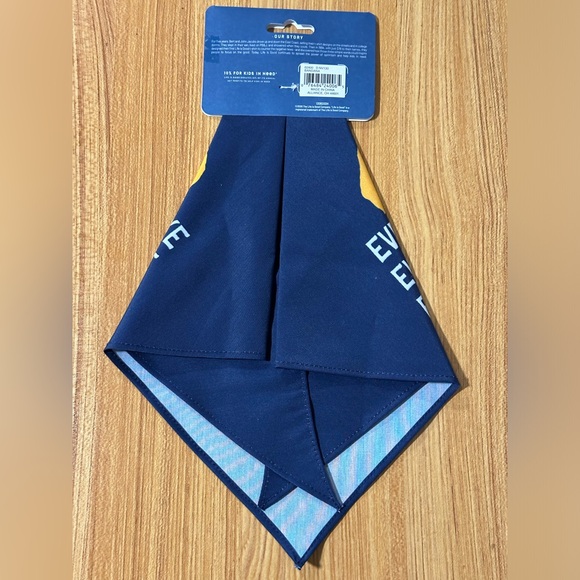 LIFE IS GOOD Dog Bandana Size Large 30" Blue Funny! Every Snack you Make NWT - Picture 5 of 7